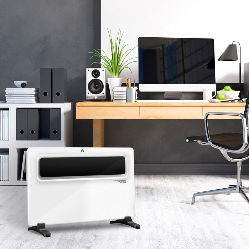 Trotec Επιτοίχιος & Επιδαπέδιος Θερμοπομπός 1500W με LCD Οθόνη, Ρυθμιζόμενο Θερμοστάτη & Χρονοδιακόπτη